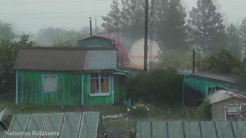 Heavy RAIN and ROARING THUNDERSTORM: The Best Way to Beat Stress and Insomnia