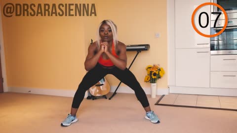 10 MIN THICK THIGH LEGS WORKOUT! AT HOME NO EQUIPMENT - DOCTOR SARA - #SARTEMBER DAY 10