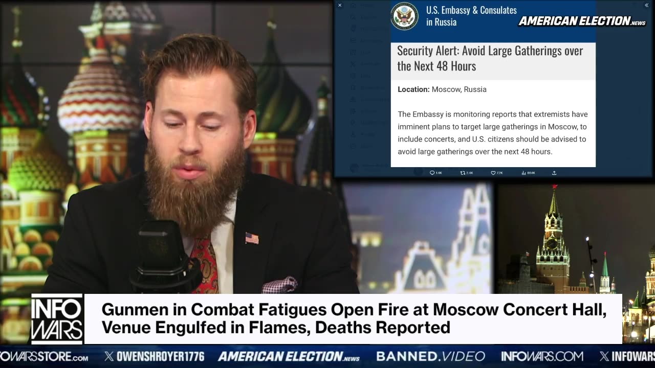 Geopolitical Expert Scott Benett Responds To Attack In Moscow