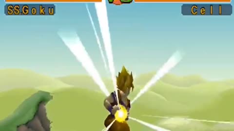Dragon Ball GT Final Bout [PS1]: SSJ Goku Blasts Cell [PS1]