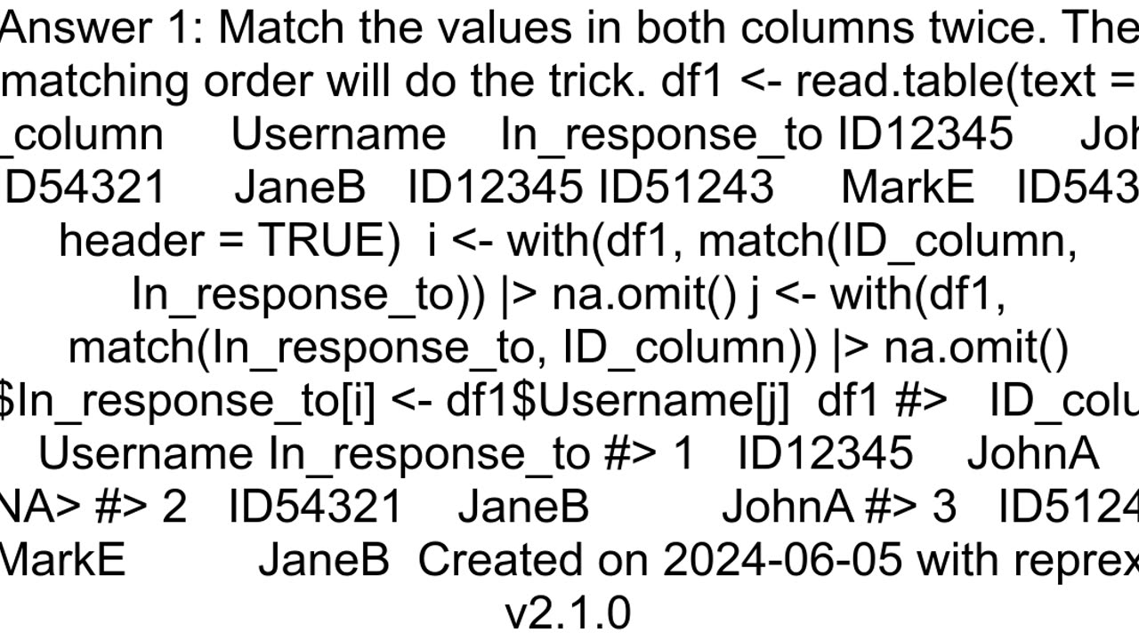 Match and replace based on conditions in R