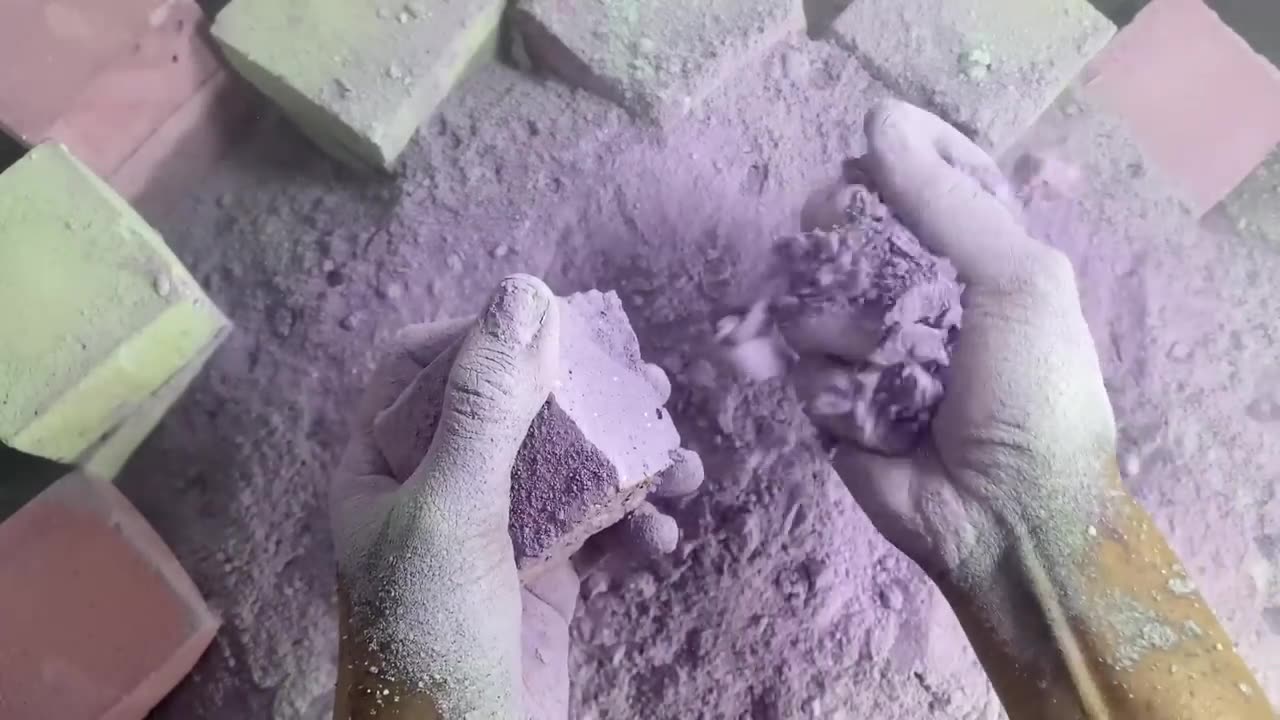 30 Blocks Reformed Chalk | AMSR | Intresting Video Mist Watch!