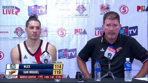 Interview with Best Player Marcio Lassiter and Coach Jorge Gallent [Sep. 11, 2024]