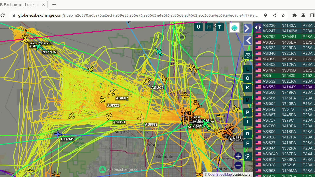 ChinaPac Aviation N445PA over Morristown noon on Feb 12th 2024