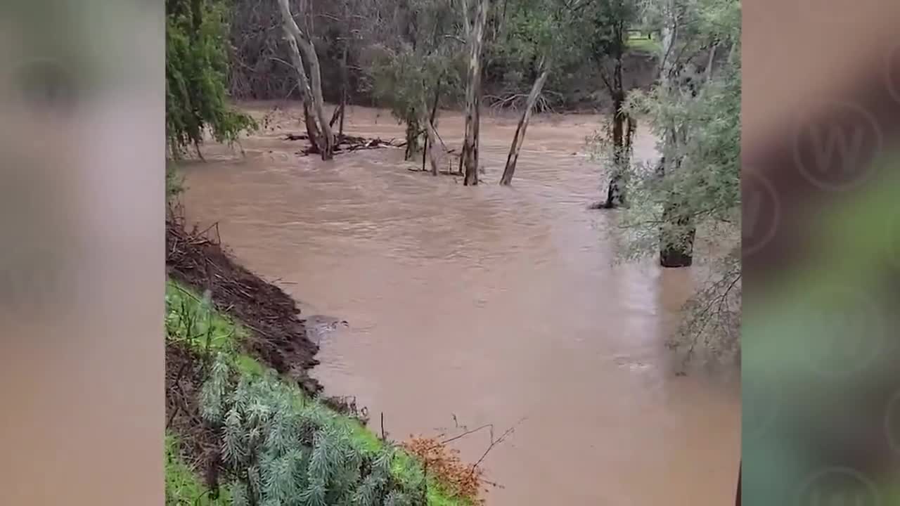 California went under WATER! Crazy