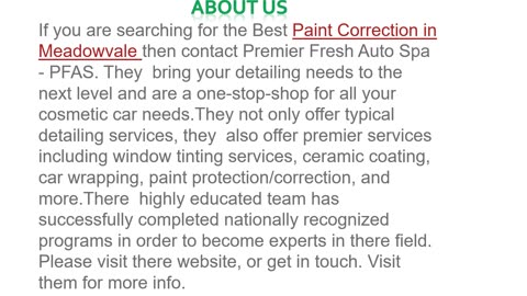 The best Paint Correction in Churchville