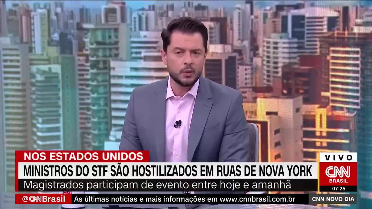 Manifestantes hostilizam ministros do STF na porta de hotel em Nova York | NOVO DIA