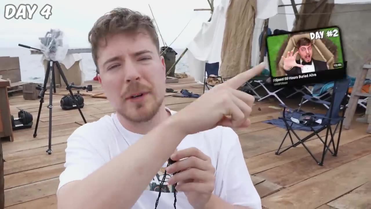 MrBeast and his team was stranded at sea for 7 days