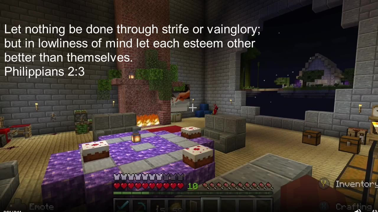 Minecraft Bible Verse of the Day Philippians 2:3