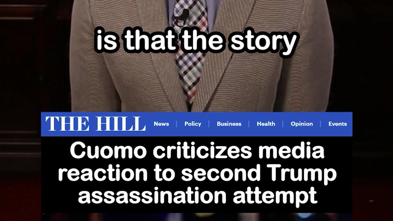 Chris Cuomo Criticizes Media Reaction to 2nd Trump Assassination Attempt