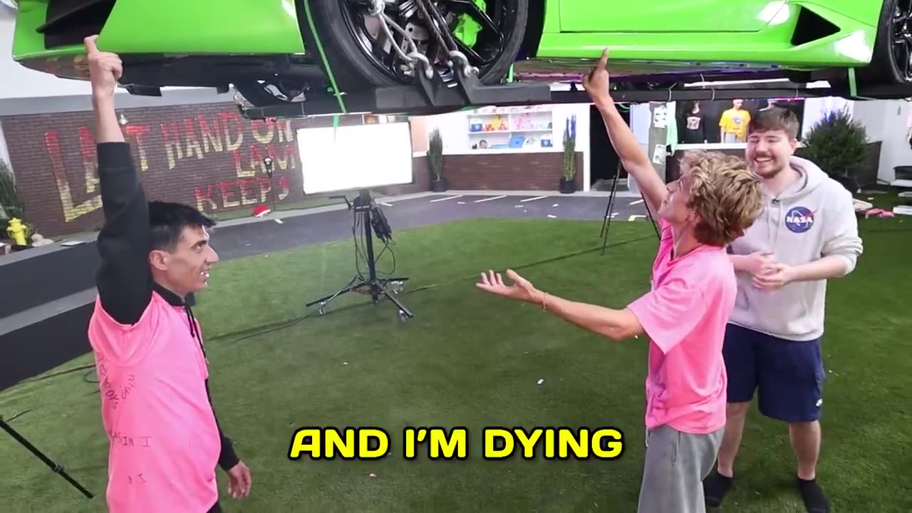 How I won a priceless car from Mr beast.Mr beast new challenge.
