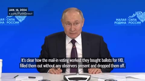 Putin on election theft