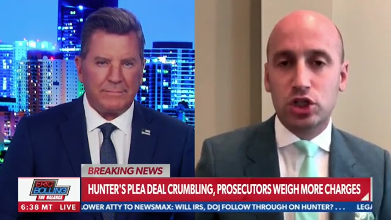 Stephen Miller Says Only Plea Deal Hunter Biden Should Get