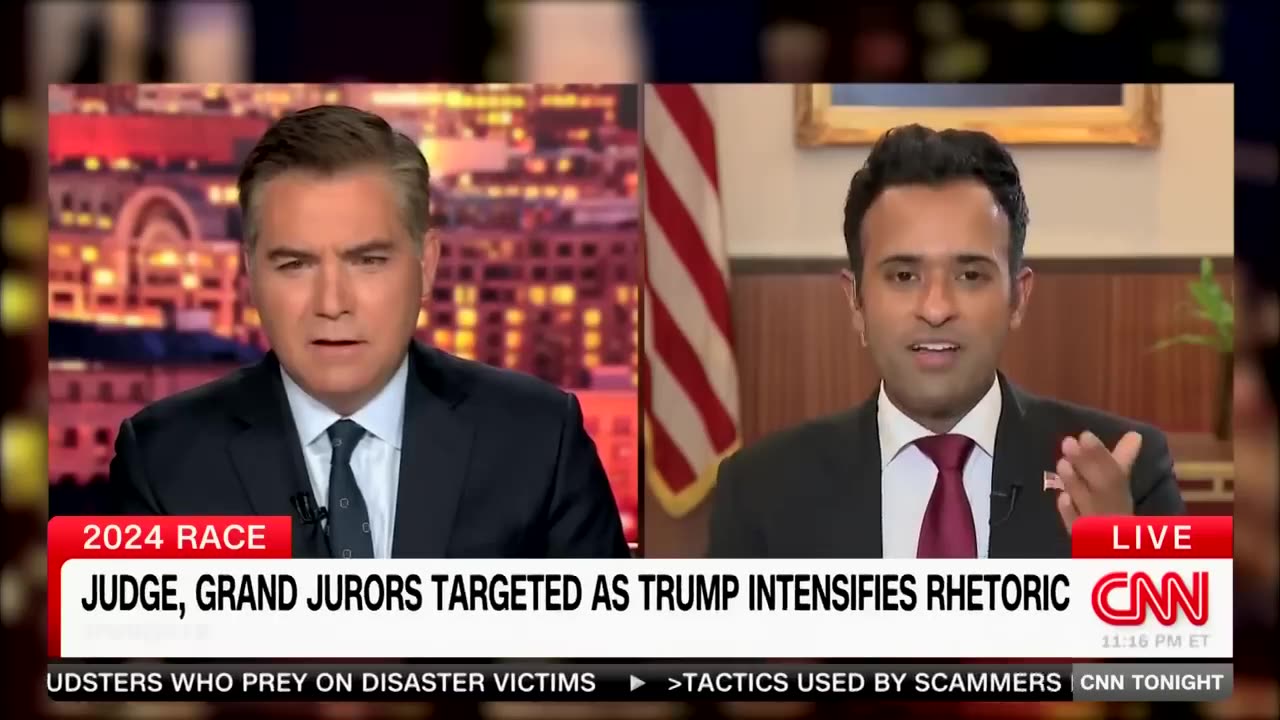 Vivek Ramaswamy on CNN's CNN Tonight with Jim Acosta 8.17.23