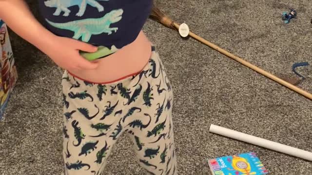 Boy Believes Elves Cut Up His Pajamas