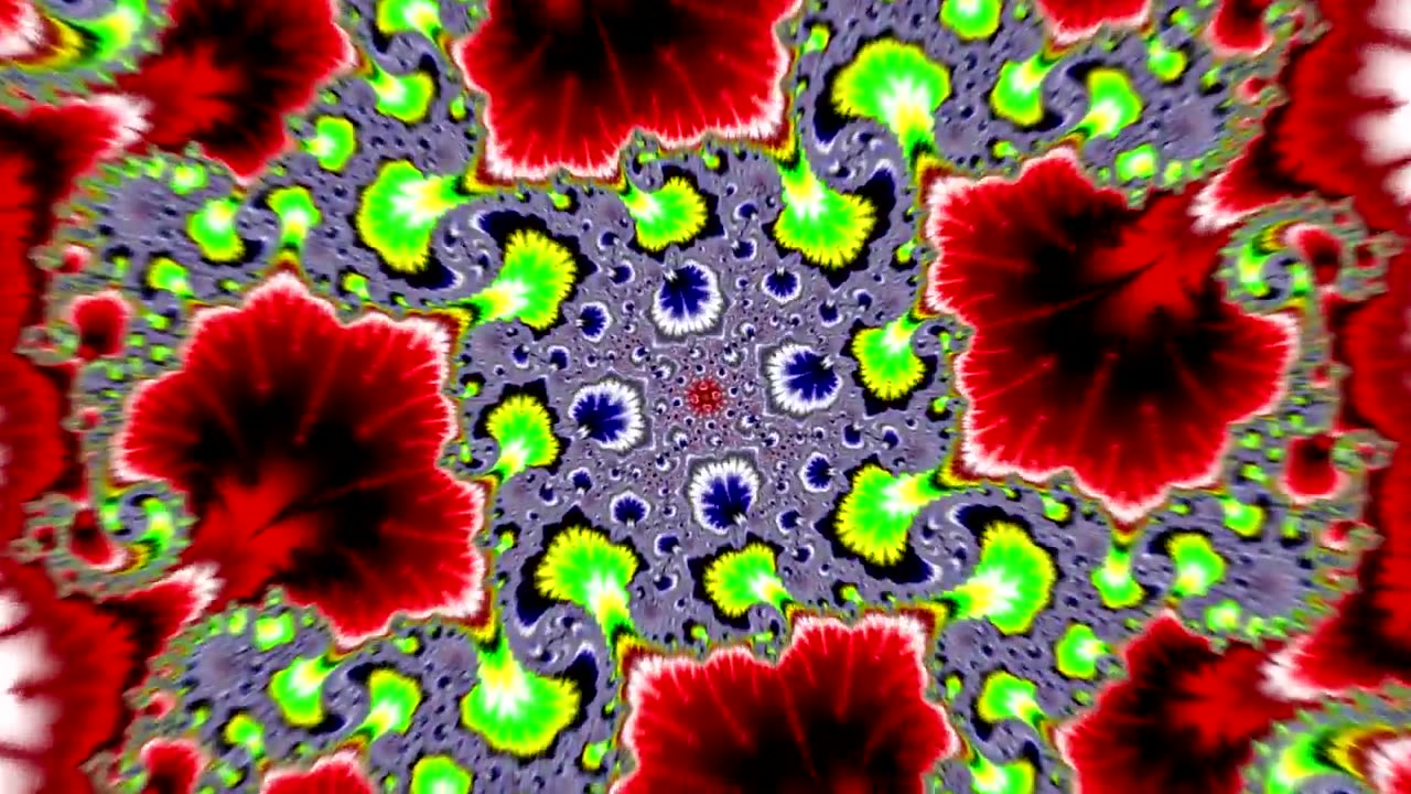 Acid Drop - Techno Electronica & HD Fractal Zoom 42O