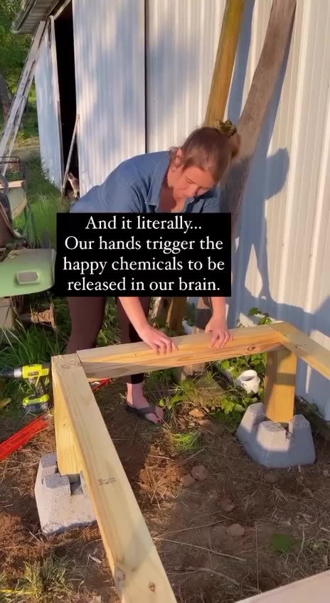 Working with your hands triggers the effort driven reward cycle in your brain