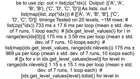 Is there a way to get all values level by all level in a Pandas MultiIndex