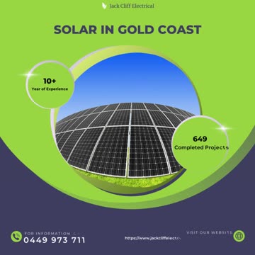 Shine Bright with Solar in Gold Coast - Jack Cliff Electrical