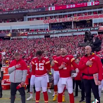 Arrowhead Stadium Crowd Sings National Anthem Following Microphone Malfunction
