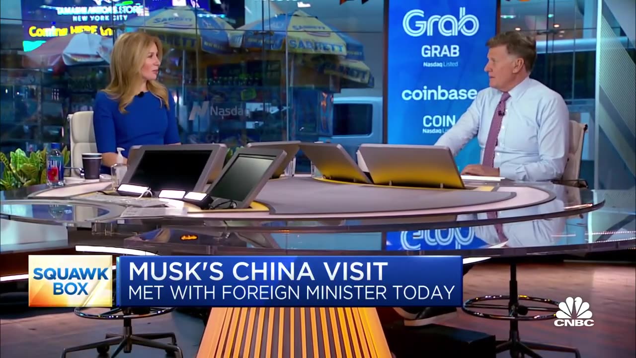 Elon musk visits china for fast time in three years