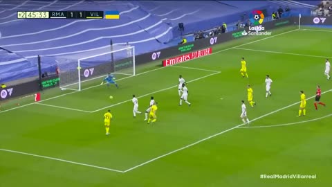 Summary of the meeting between Real Madrid and Villarreal, the Spanish Football League