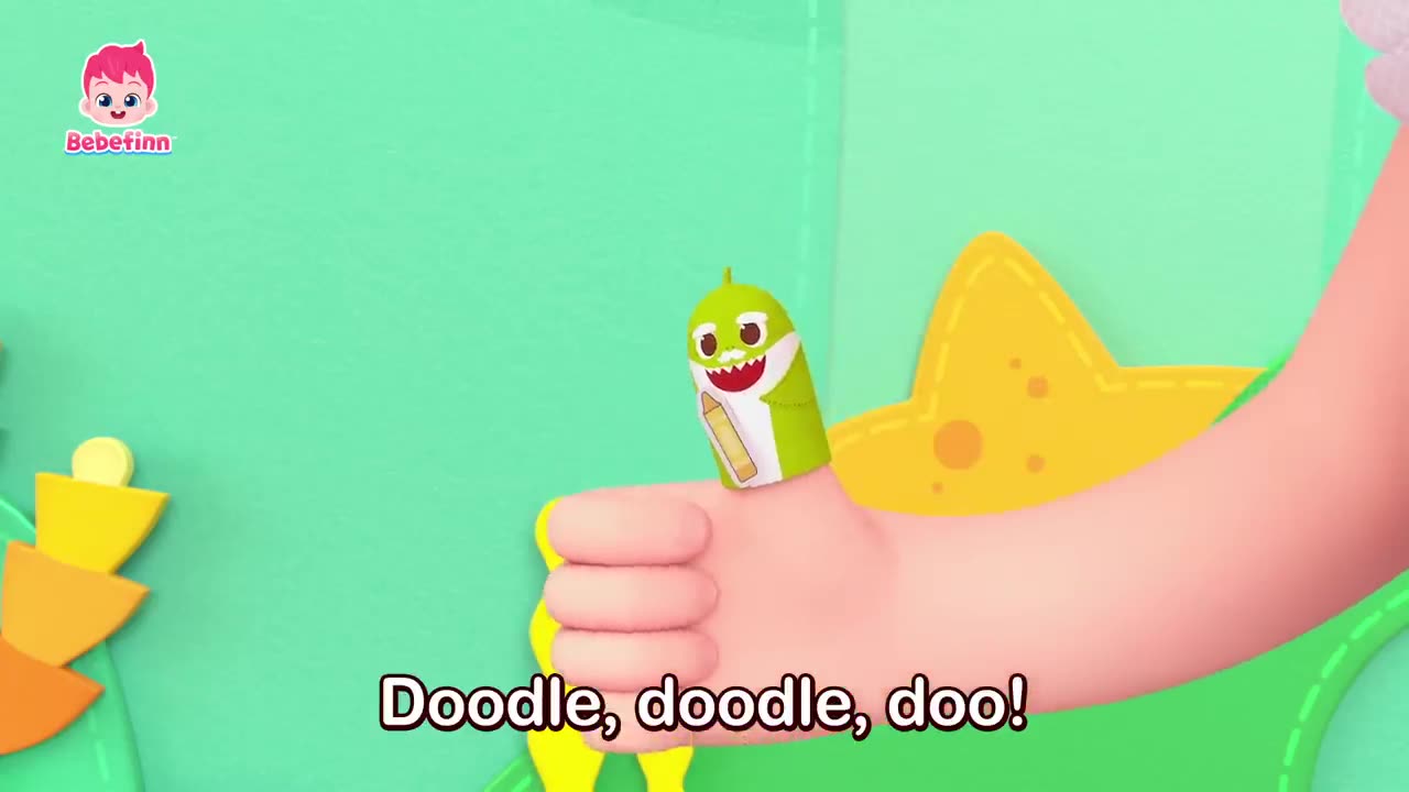 [NEW] 🦈 Shark Finger Family | Baby Shark Doo Doo Doo | Bebefinn Best Songs and Nursery Rhymes