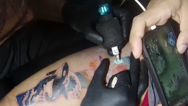 Sea Nature Orca Whale Tattoo TimeLapse