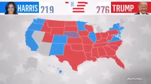 MSNBC PAINSTAKINGLY calls ALL the Battleground States FOR Trump Nov. 2024