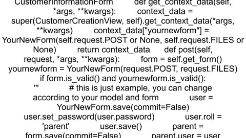 Django Create two models with a CreateView