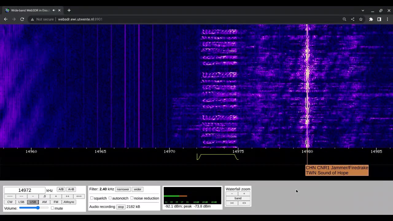 E11 Oblique 04-03-2023 1430 UTC 14972kHz