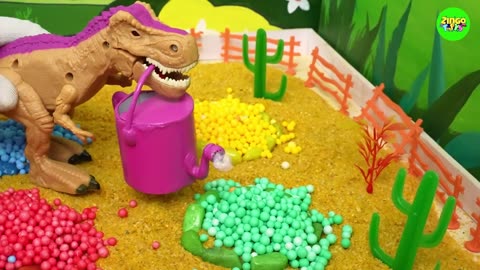 Learning Video For Kids with Dinosaur And Magic eggs _ Amazing Kids Learning Video.