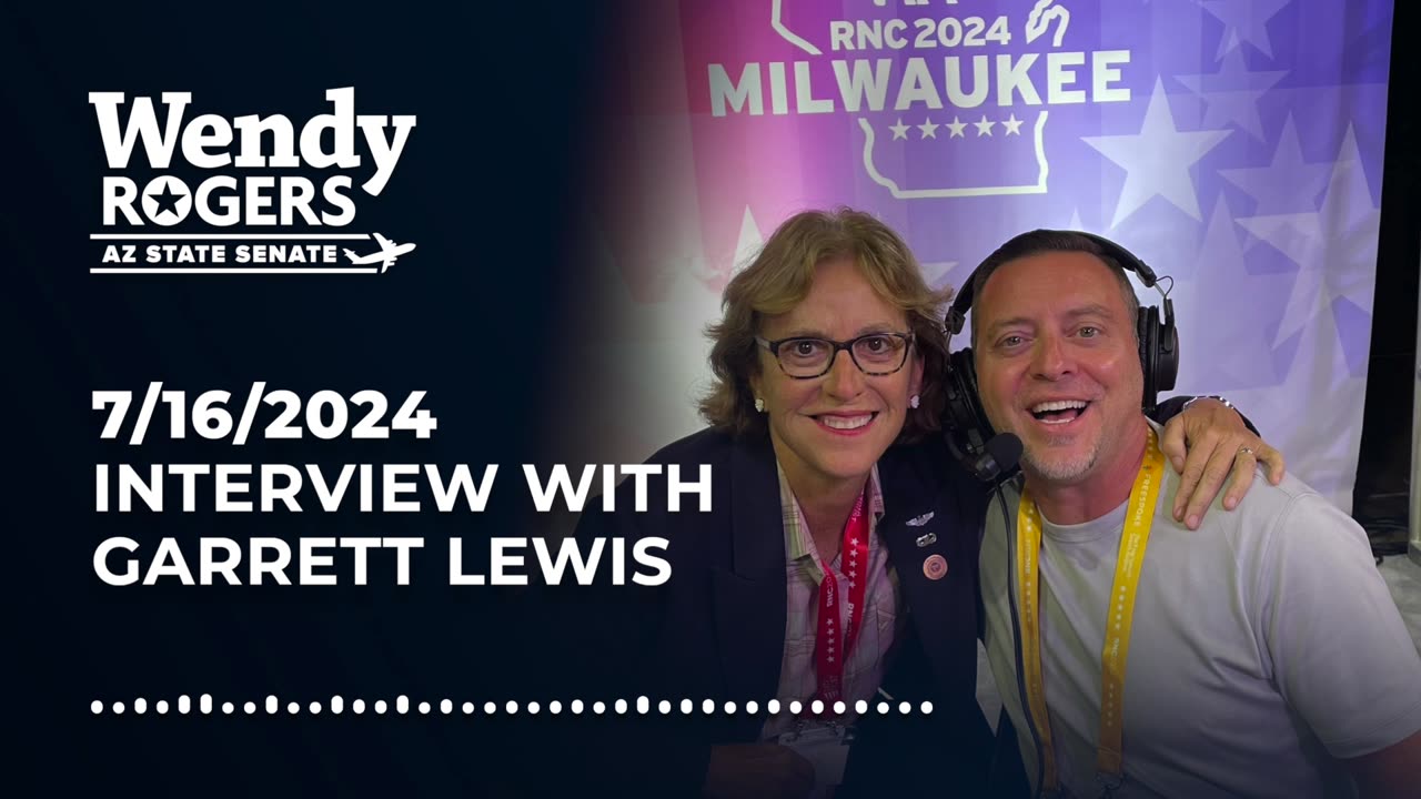 Wendy Rogers Interview w/ Garrett Lewis at the 2024 RNC Convention