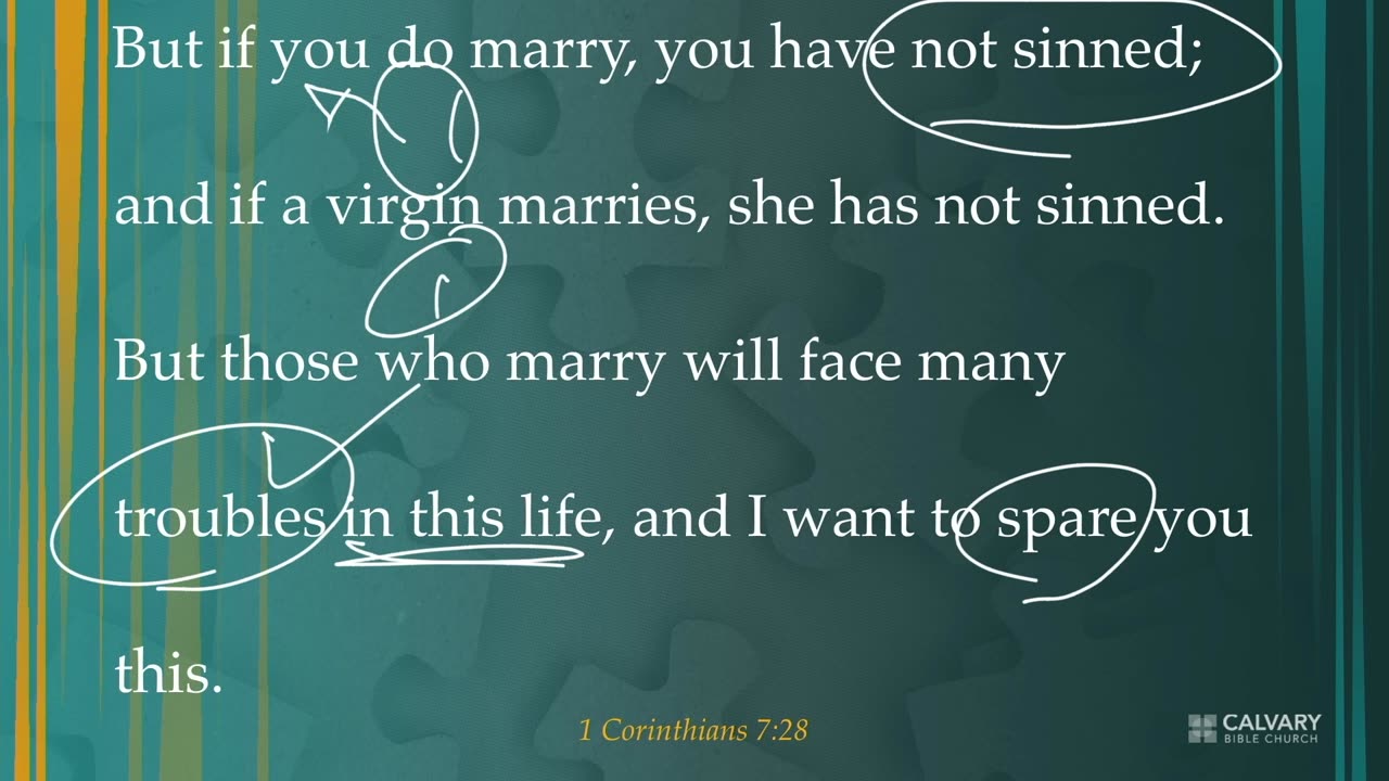 Puzzled about the Wisdom of Marriage?