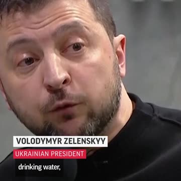 Zelenskyy to Russia: "Stop bombing" Ukraine.