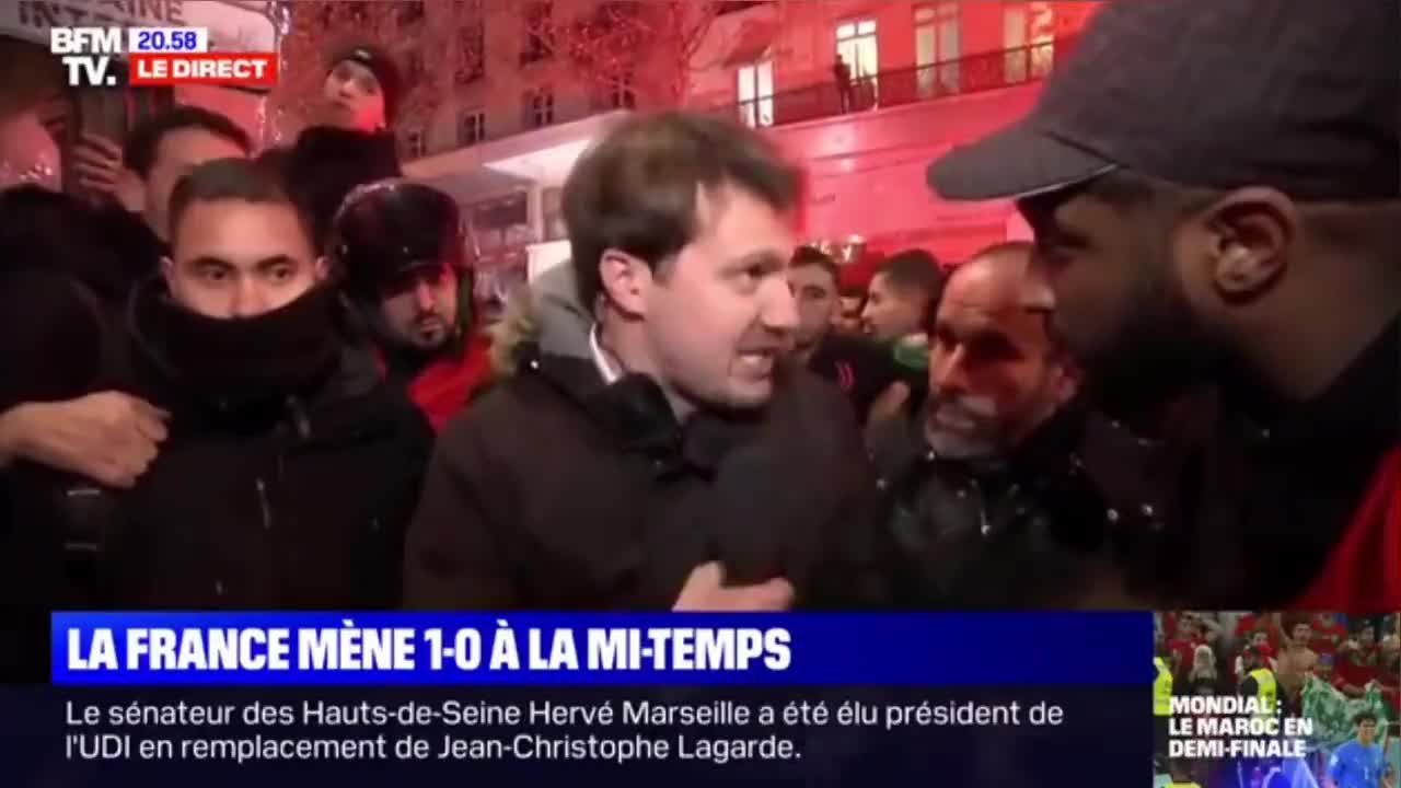 Africans in France yesterday