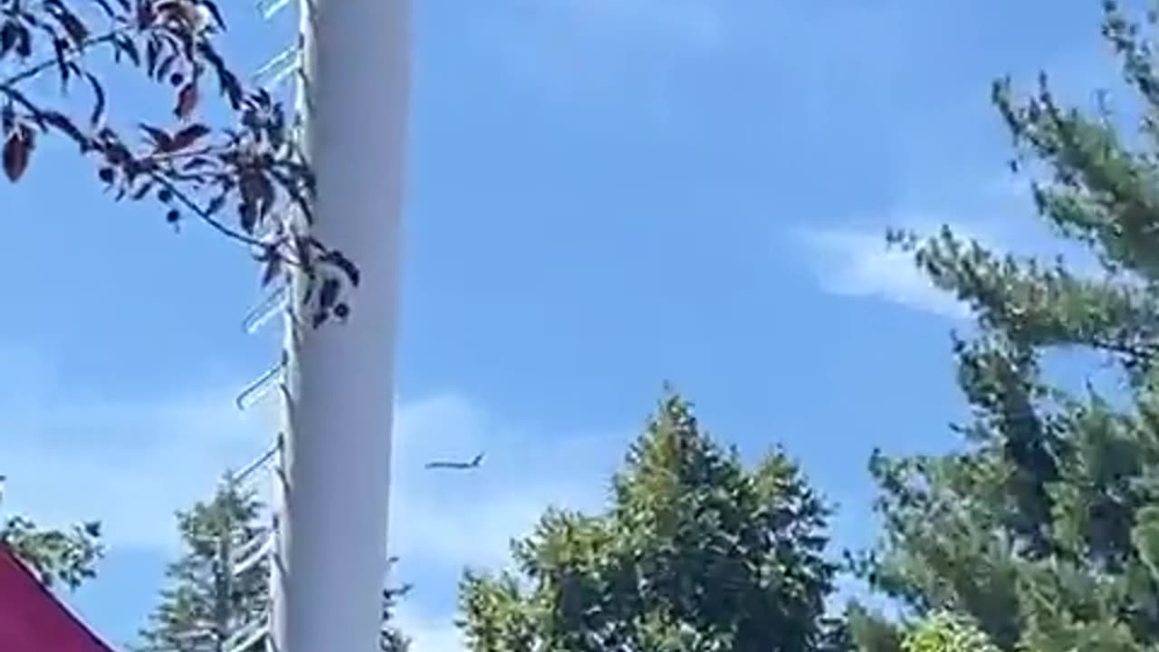 johnny maga - Trump just flew over the Iowa fairgrounds... “That’s his F*cking plane!”