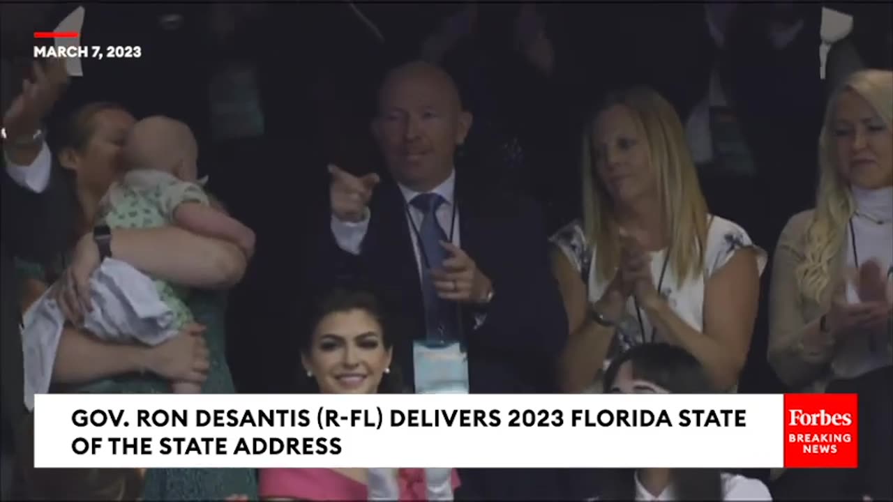 JUST IN- DeSantis Excoriates Federal Government, Touts Accomplishments In Florida State Of The State