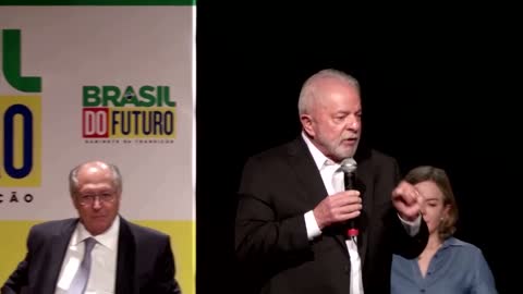 Brazil’s Lula cries as he speaks on hunger fight