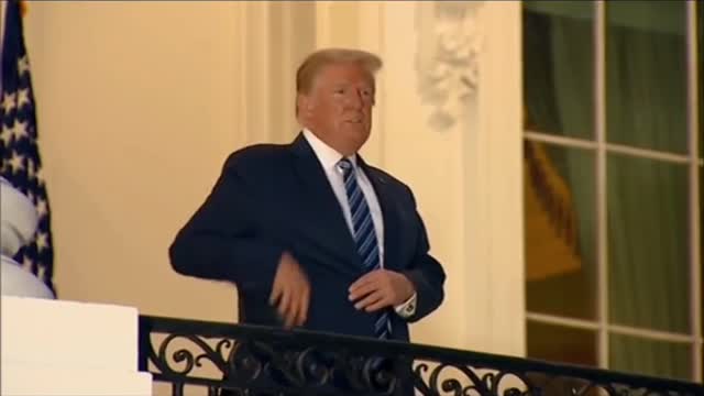 Trump Gets “Told off ”For Removing His Mask