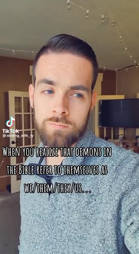 Demons pronouns in the bible.