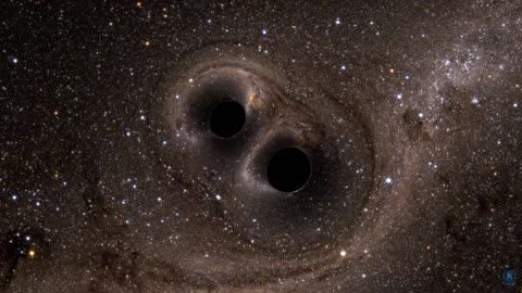 2 Black Holes Merge into 1...