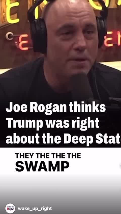 Rogan Thinks Trump was Right about the Deep State - The Swamp is Real