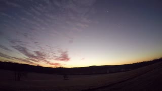 Colorful Sun Rise 11 30 21 32f time lapse