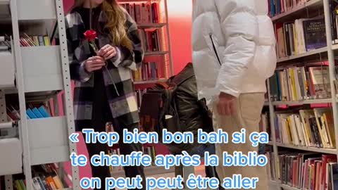 Je drague dans la bibliothèque 📚