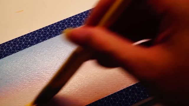 [Watercolor] A painting tutorial for beginners, today's sunset 1