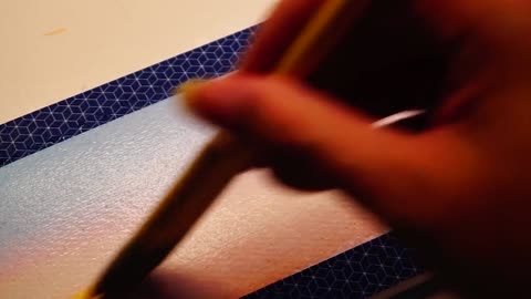 [Watercolor] A painting tutorial for beginners, today's sunset 1