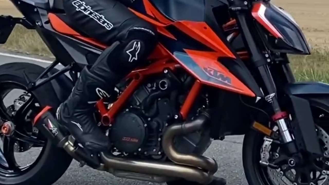 KTM super duke 1290cc exhaust sound