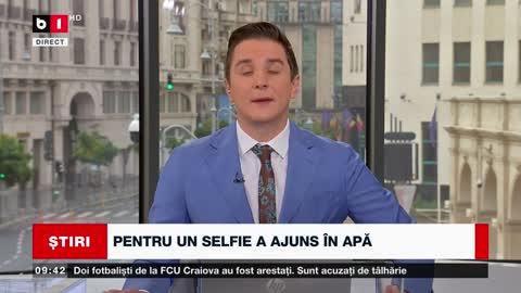 PENTRU UN SELFIE A AJUNS ÎN APĂ ÎN VENEȚIA_Știri B1_20 nov 2022