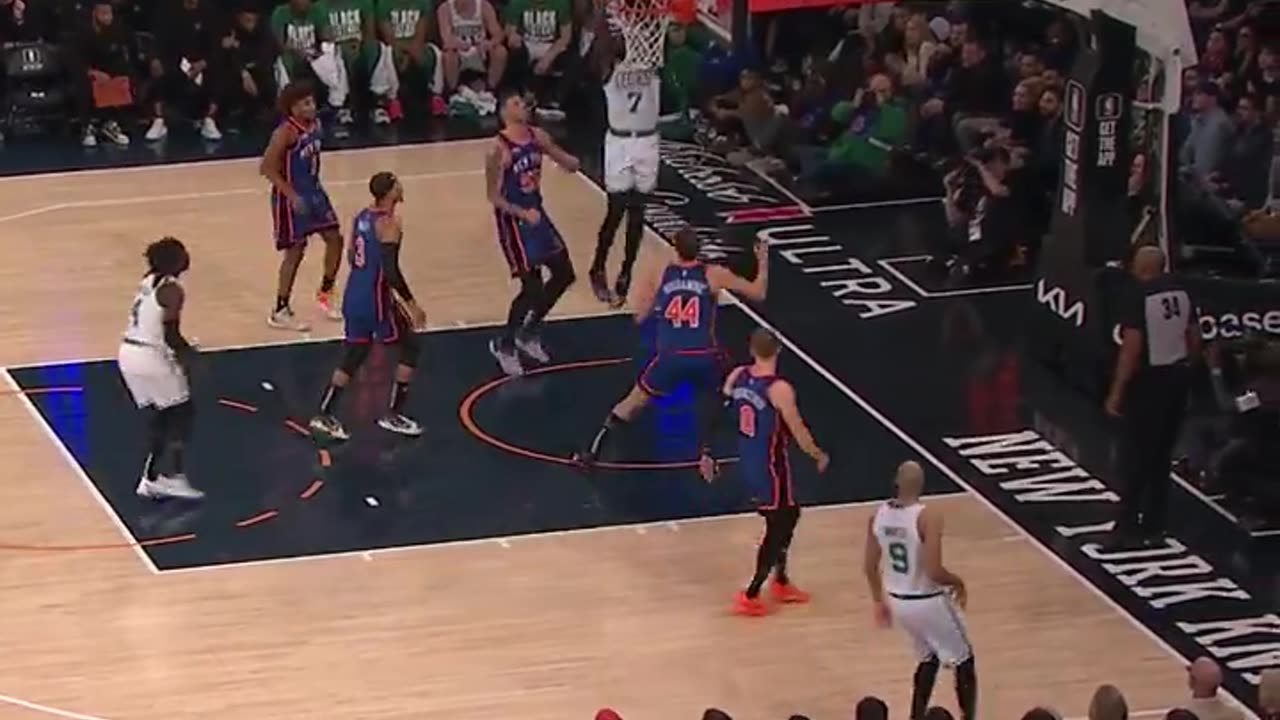 JB Goes OFF! Jaylen Brown Drops 14 PTS, Huge Baseline Slam! Celtics vs Knicks